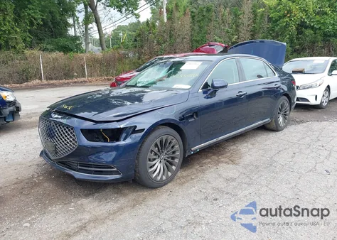 2020 Genesis G90 3.3T Premium Awd from USA, damaged, VIN KMTF34PA4LU078769